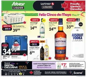Sobeys Liquor Flyer - April 30, 2026 - May 06, 2026.