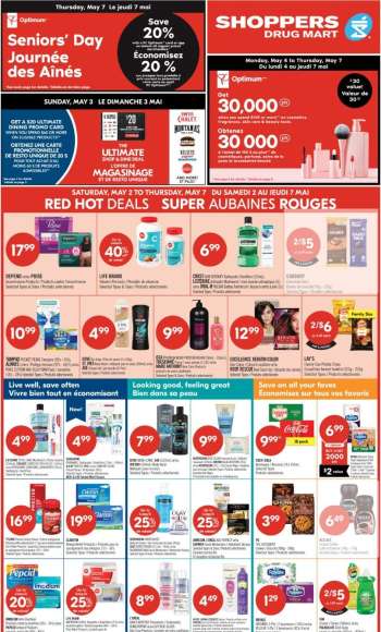 Circulaire Shoppers Drug Mart - 02 Mai 2026 - 07 Mai 2026.
