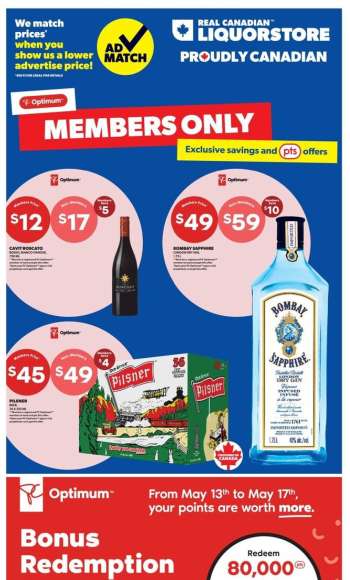 Circulaire Real Canadian Liquorstore - 13 Mai 2026 - 17 Mai 2026.