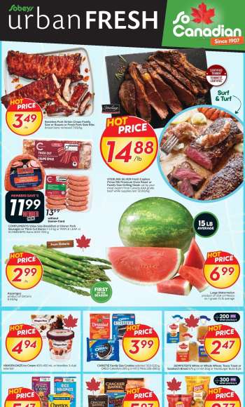 Circulaire Sobeys Urban Fresh - 14 Mai 2026 - 20 Mai 2026.