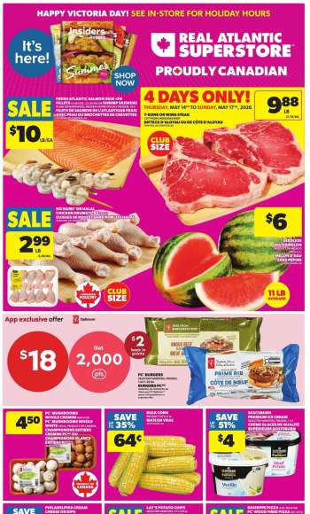 Atlantic Superstore Flyer - May 14, 2026 - May 20, 2026.