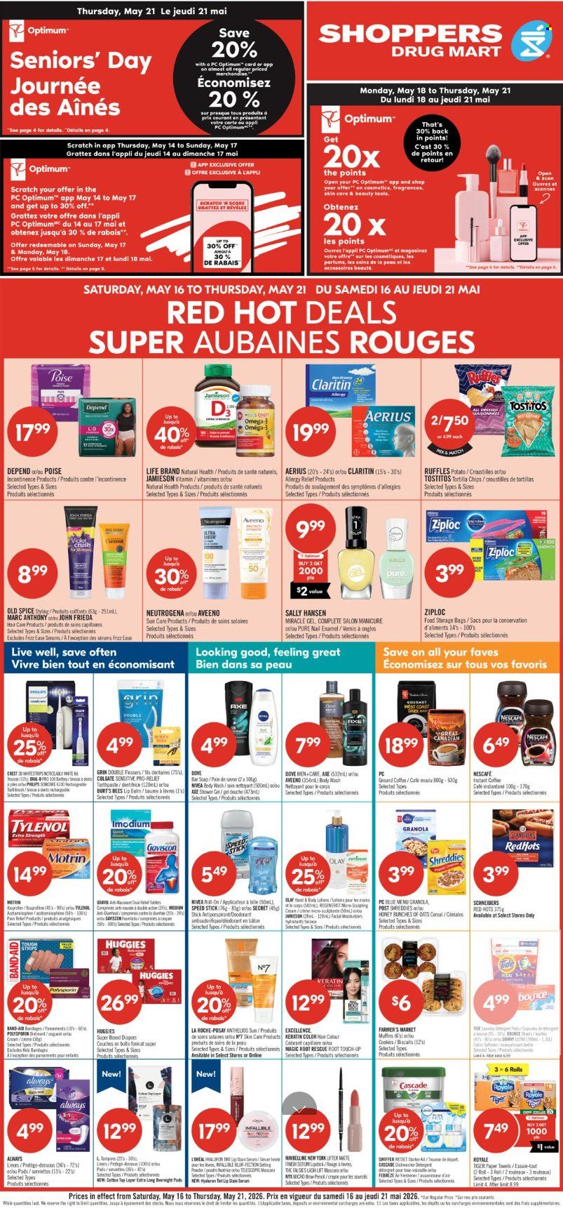 Shoppers Drug Mart flyer - May 16, 2026 - May 21, 2026. Page 1