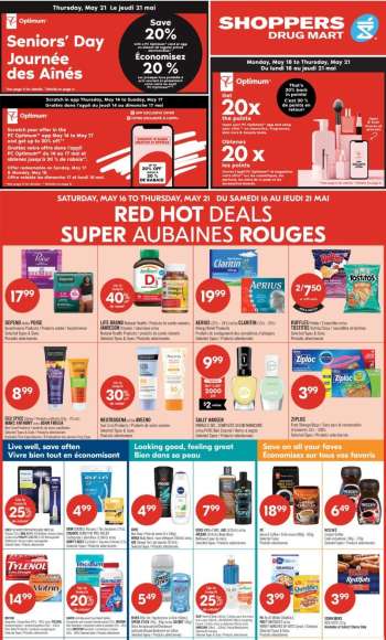 Shoppers Drug Mart Flyer - May 16, 2026 - May 21, 2026.