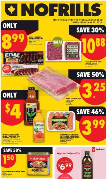 No Frills Flyer - May 21, 2026 - May 27, 2026.