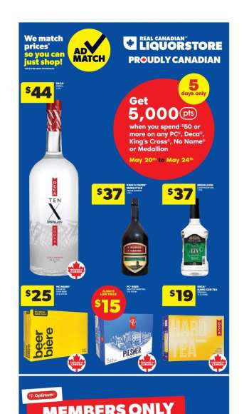 Real Canadian Liquorstore Flyer - May 20, 2026 - May 24, 2026.