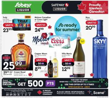 Sobeys Liquor Flyer - May 28, 2026 - June 03, 2026.