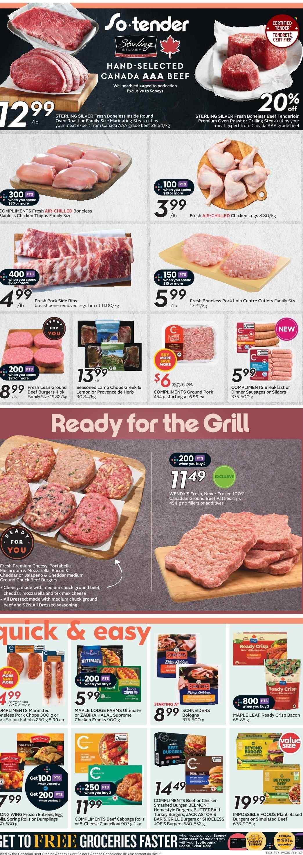 Circulaire Sobeys - 04 Juin 2026 - 10 Juin 2026. Page 5
