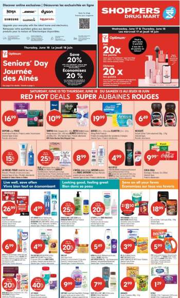 Circulaire Shoppers Drug Mart - 13 Juin 2026 - 18 Juin 2026.