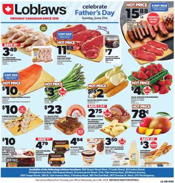 Circulaire Loblaws - 18 Juin 2026 - 24 Juin 2026.
