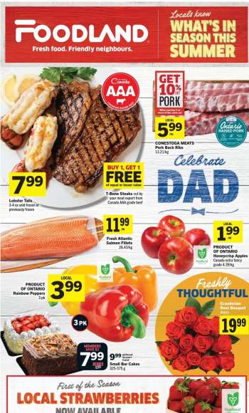 Foodland Flyer - June 18, 2026 - June 24, 2026.