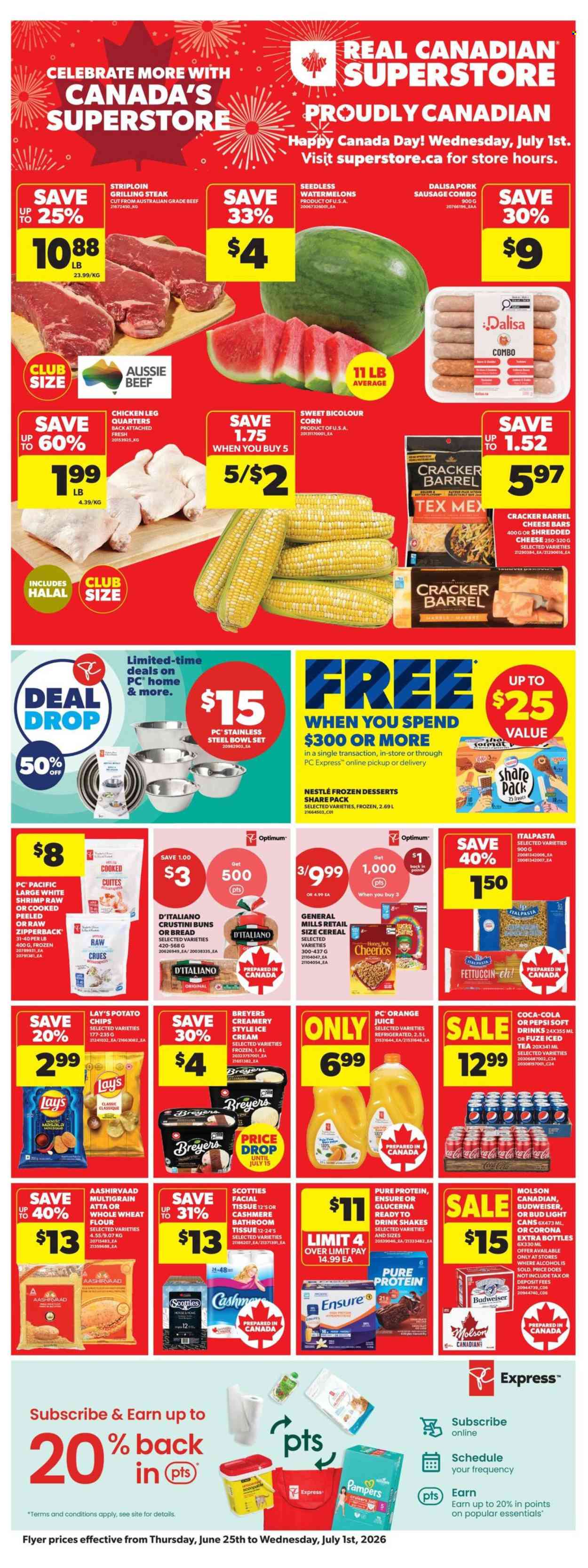Circulaire Real Canadian Superstore - 25 Juin 2026 - 01 Juillet 2026. Page 1