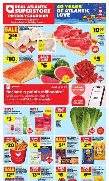 Circulaire Atlantic Superstore - 25 Juin 2026 - 01 Juillet 2026.