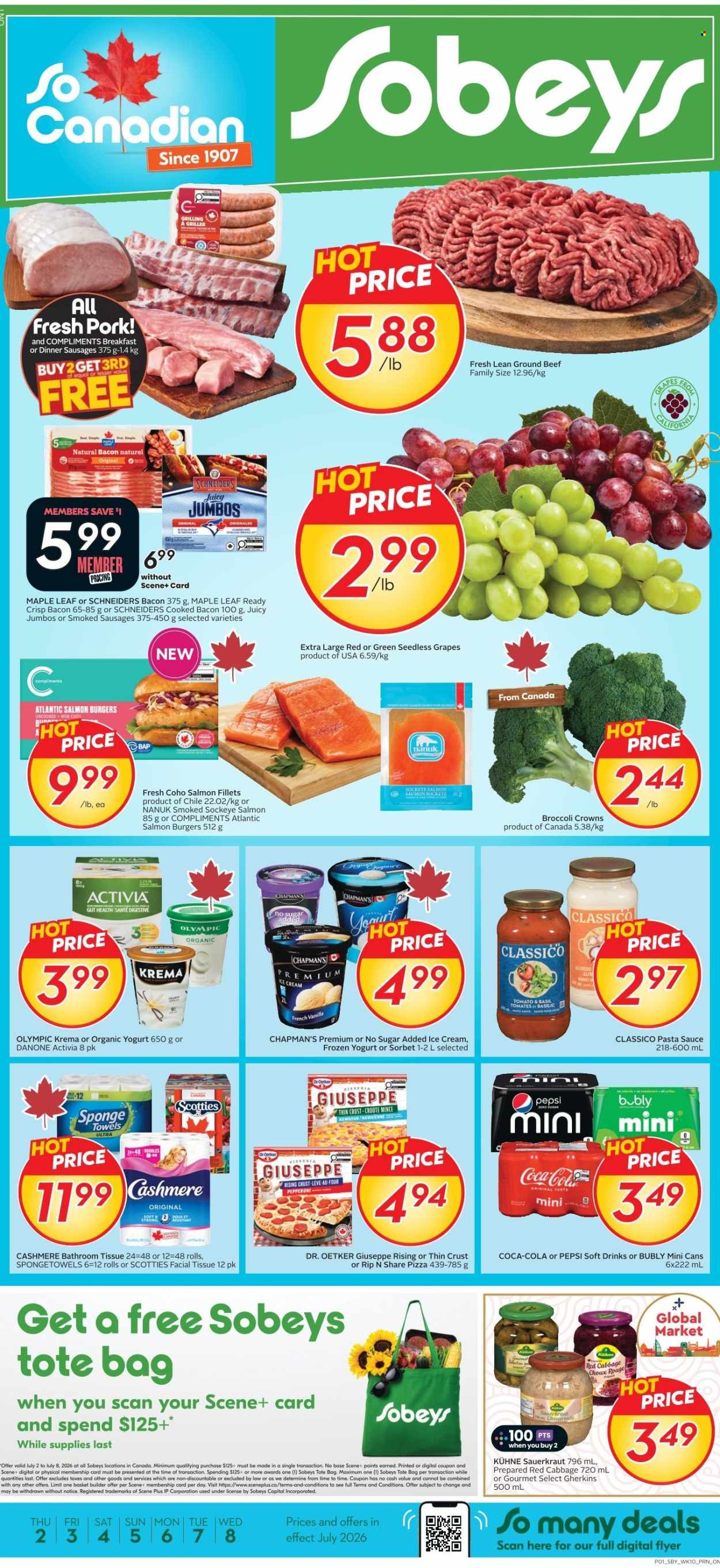 Circulaire Sobeys - 02 Juillet 2026 - 08 Juillet 2026. Page 1