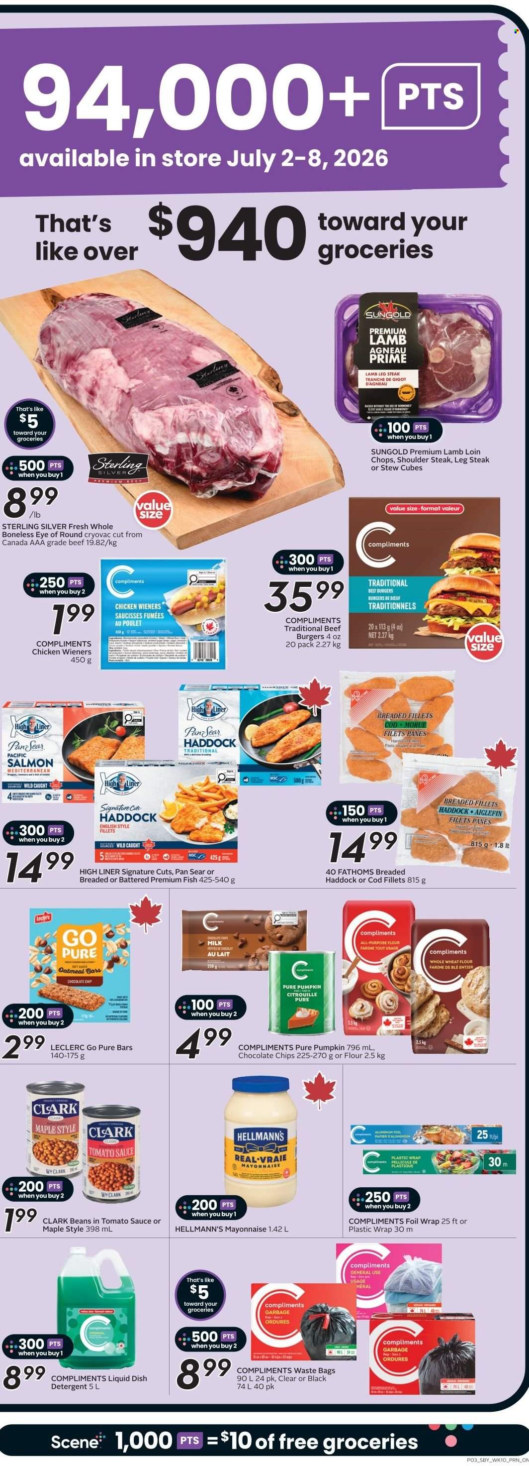 Circulaire Sobeys - 02 Juillet 2026 - 08 Juillet 2026. Page 5