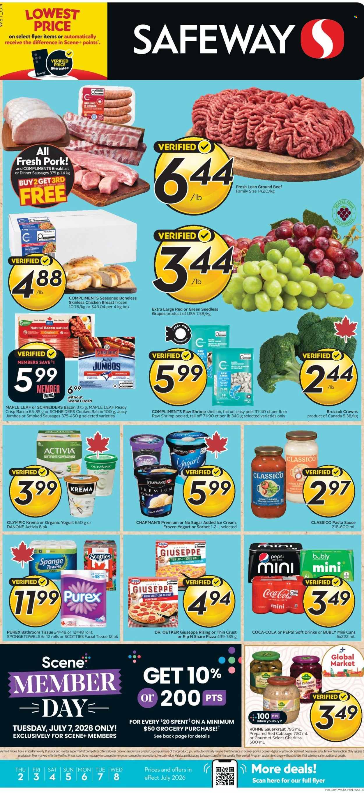 Circulaire Safeway - 02 Juillet 2026 - 08 Juillet 2026. Page 1