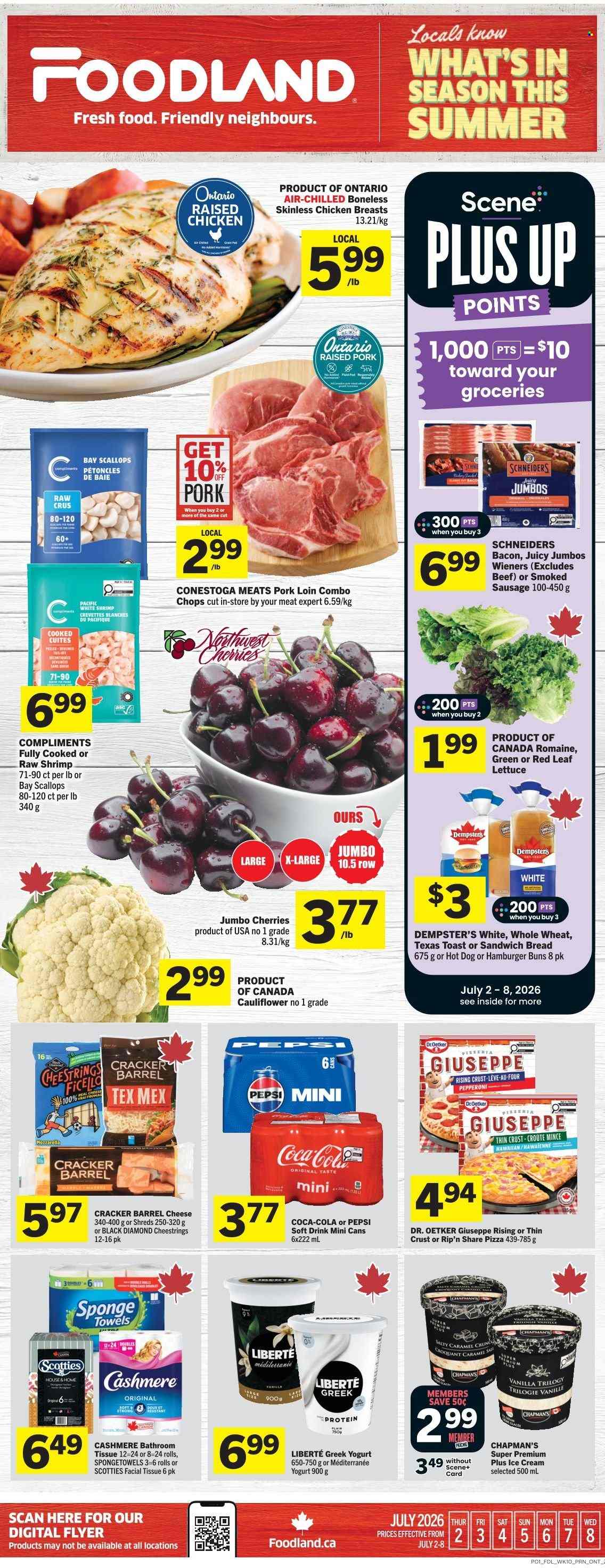 Foodland flyer - July 02, 2026 - July 08, 2026. Page 1