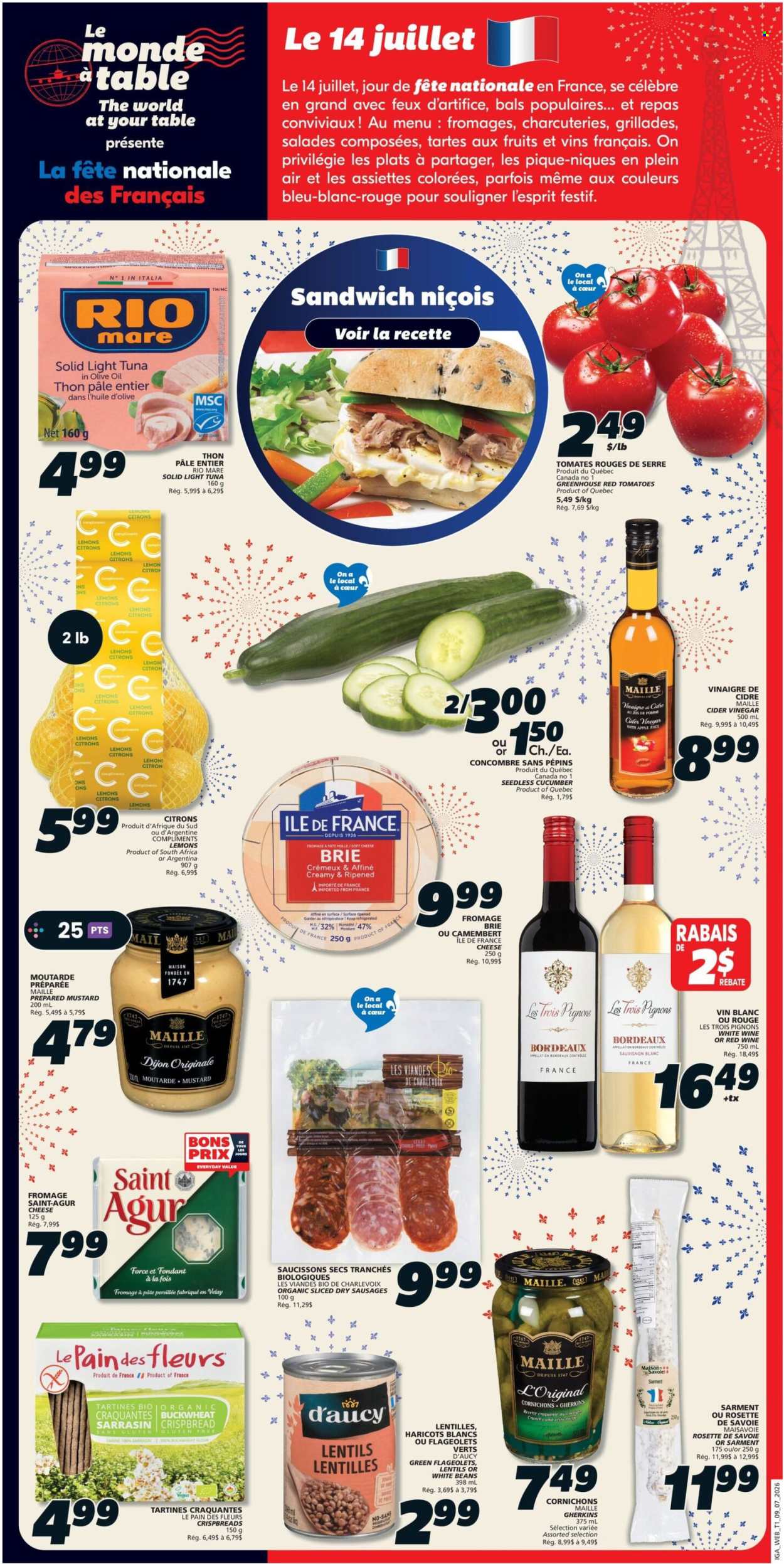 Circulaire IGA Simple Goodness - 09 Juillet 2026 - 15 Juillet 2026. Page 15