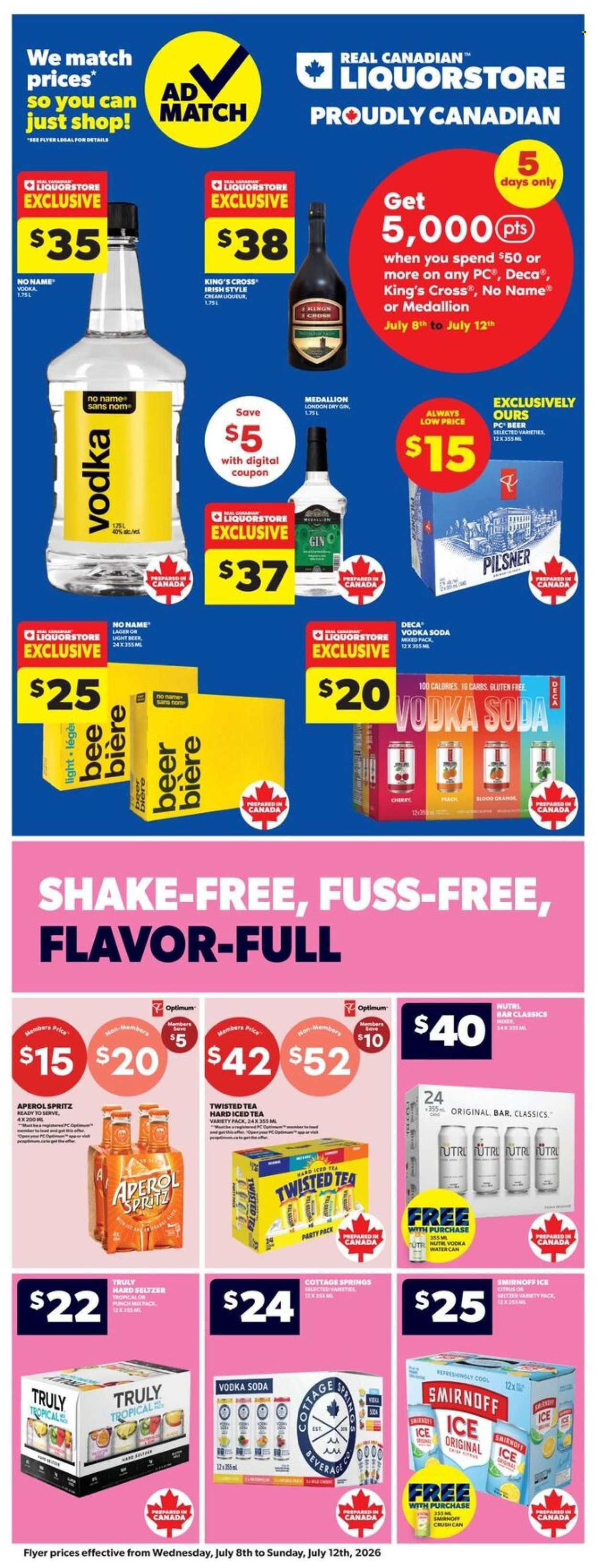 Real Canadian Liquorstore flyer - July 08, 2026 - July 12, 2026. Page 1