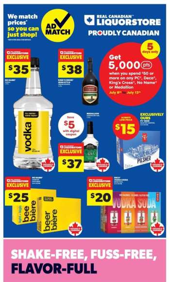 Real Canadian Liquorstore Flyer - July 08, 2026 - July 12, 2026.