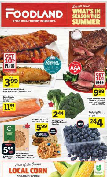 Foodland Flyer - July 09, 2026 - July 15, 2026.