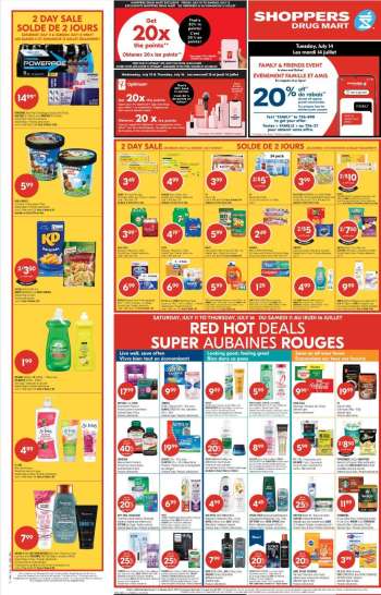 Shoppers Drug Mart Flyer - July 11, 2026 - July 16, 2026.