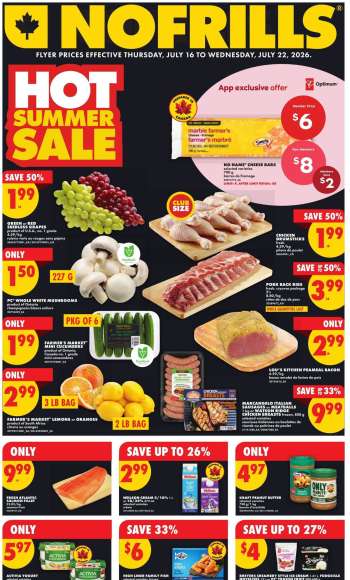 No Frills Flyer - July 16, 2026 - July 22, 2026.