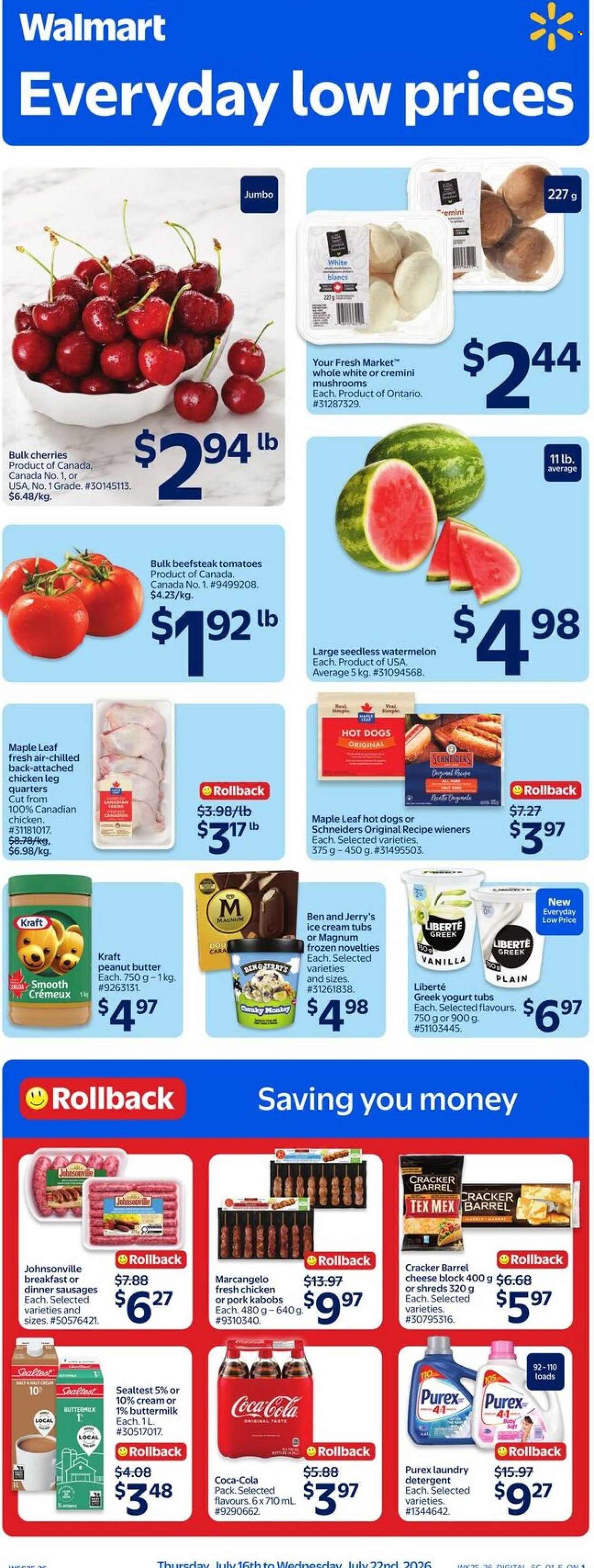 Circulaire Walmart - 16 Juillet 2026 - 22 Juillet 2026. Page 1
