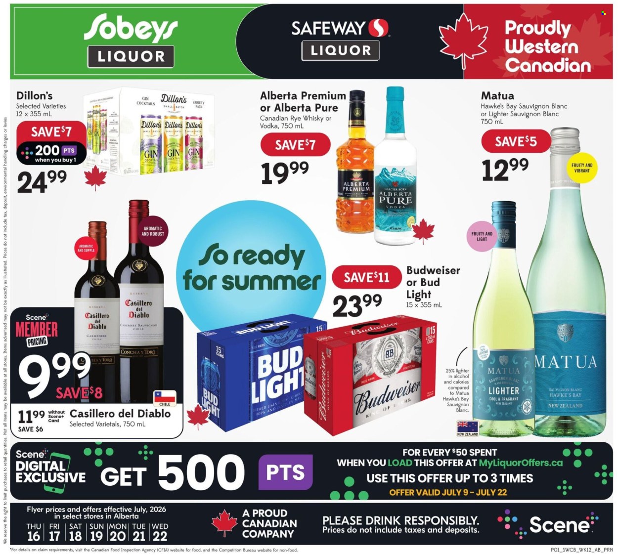 Sobeys Liquor flyer - July 16, 2026 - July 22, 2026. Page 1