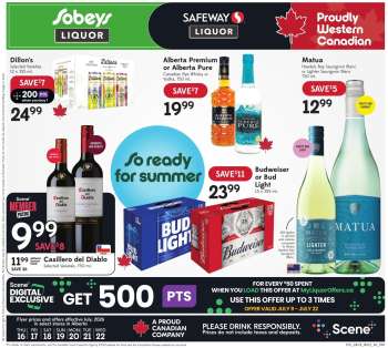 Circulaire Sobeys Liquor - 16 Juillet 2026 - 22 Juillet 2026.
