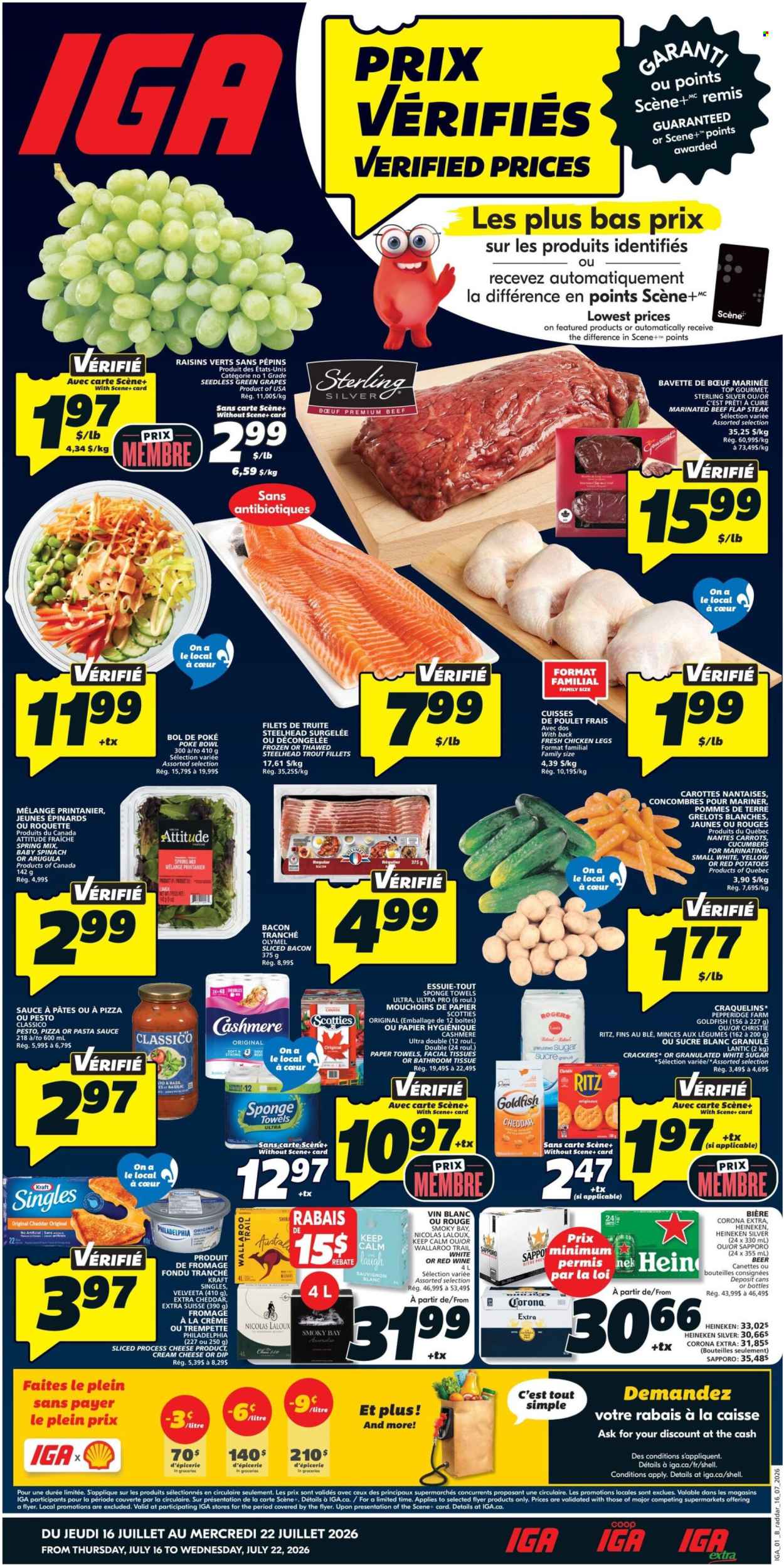 IGA flyer - July 16, 2026 - July 22, 2026. Page 1