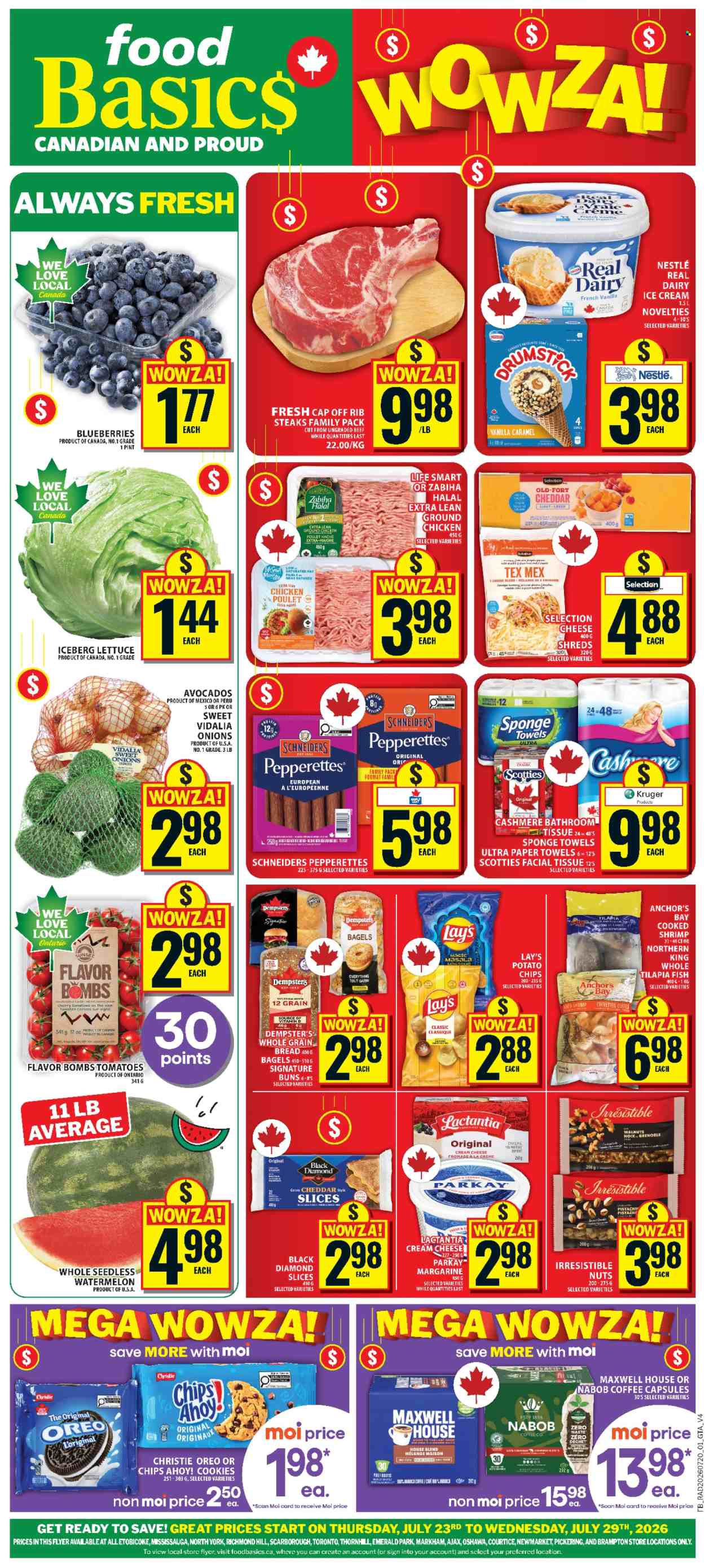 Food Basics flyer - July 23, 2026 - July 29, 2026. Page 1