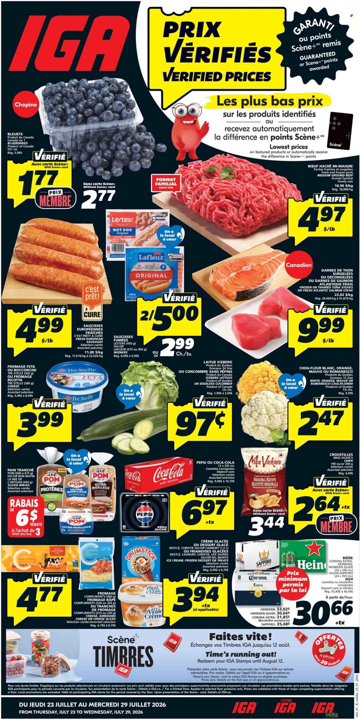 IGA flyer - July 23, 2026 - July 29, 2026. Page 1