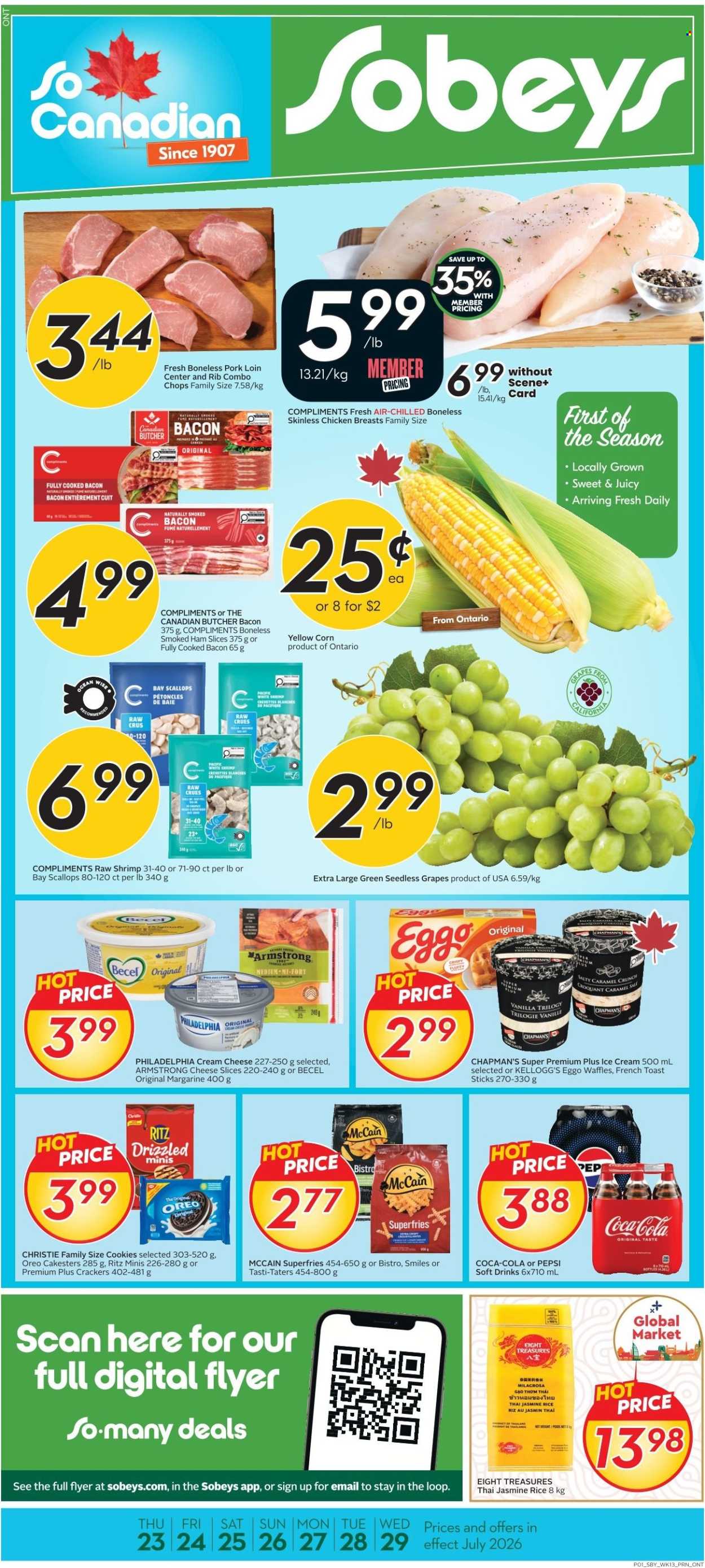 Circulaire Sobeys - 23 Juillet 2026 - 29 Juillet 2026. Page 1