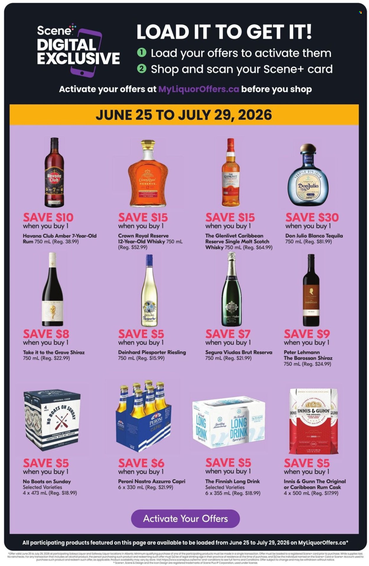 Circulaire Sobeys Liquor - 23 Juillet 2026 - 29 Juillet 2026. Page 6