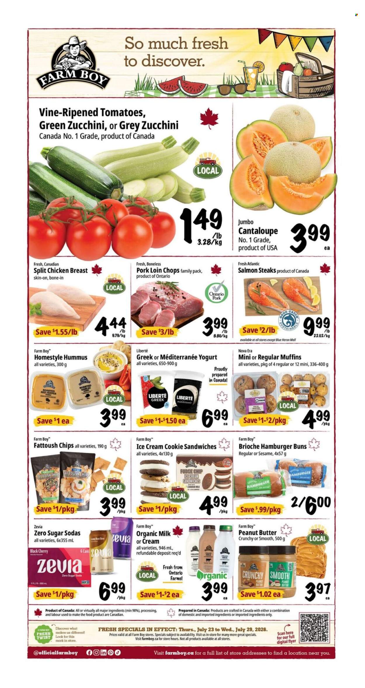 Farm Boy flyer - July 23, 2026 - July 29, 2026. Page 1