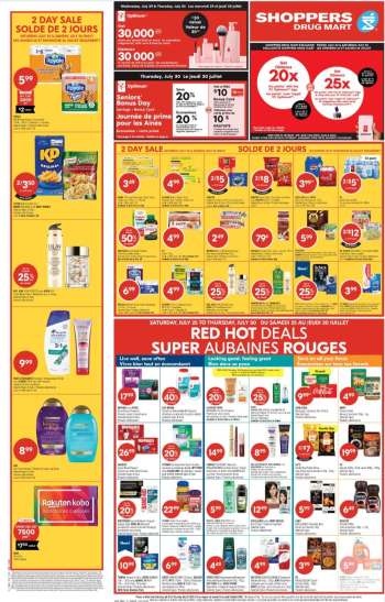 Shoppers Drug Mart Flyer - July 25, 2026 - July 30, 2026.