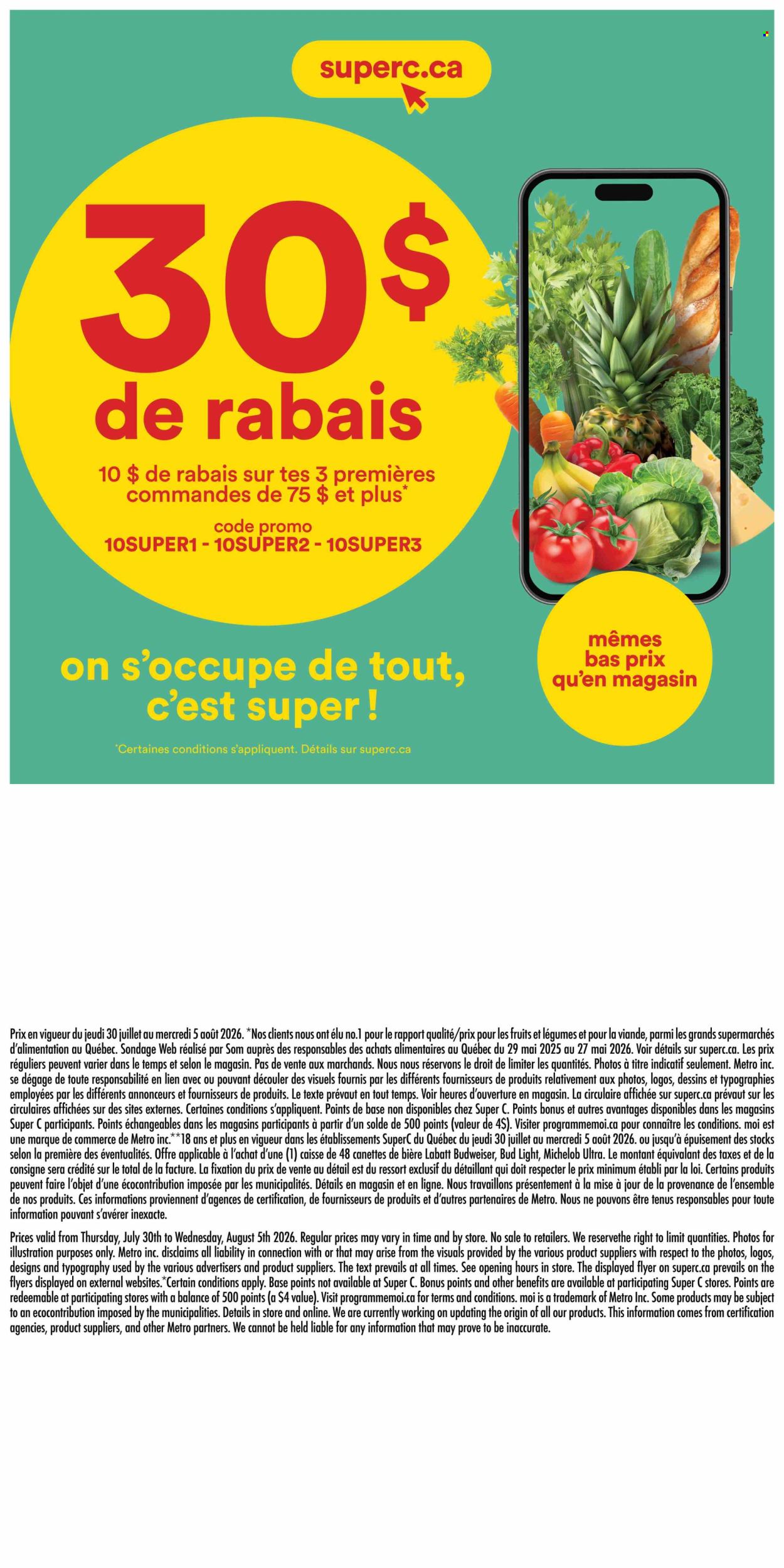 Circulaire Super C - 30 Juillet 2026 - 05 Août 2026. Page 19