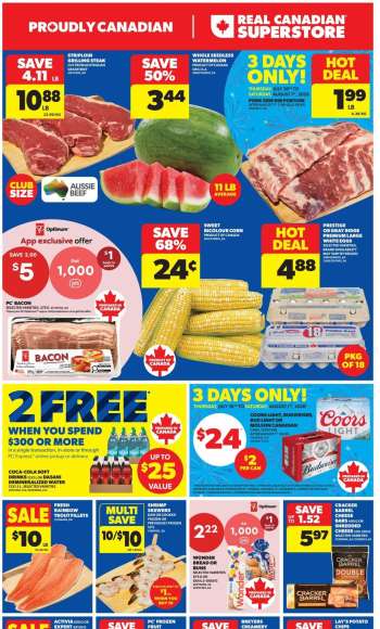 Circulaire Real Canadian Superstore - 30 Juillet 2026 - 05 Août 2026.