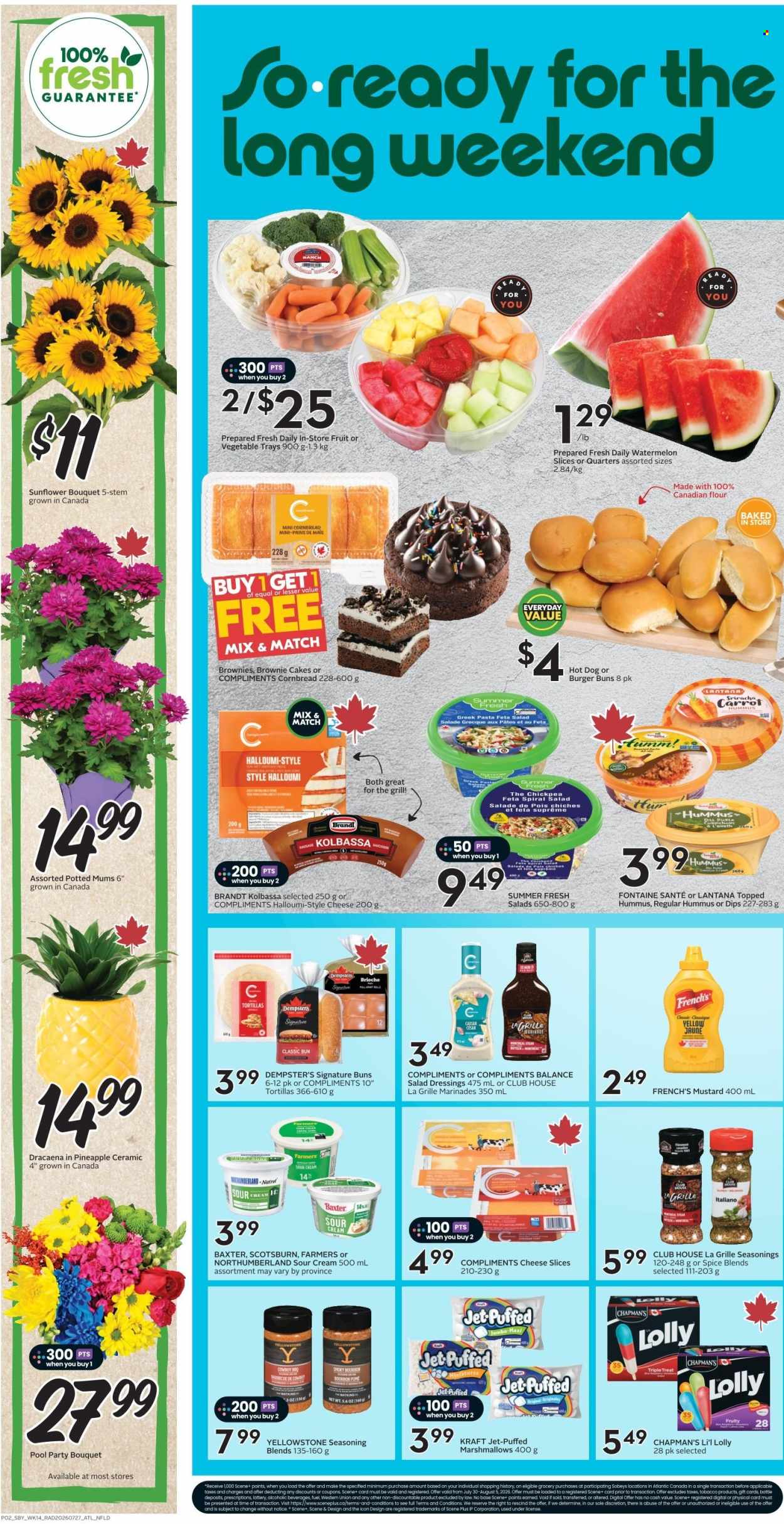 Circulaire Sobeys - 30 Juillet 2026 - 05 Août 2026. Page 3