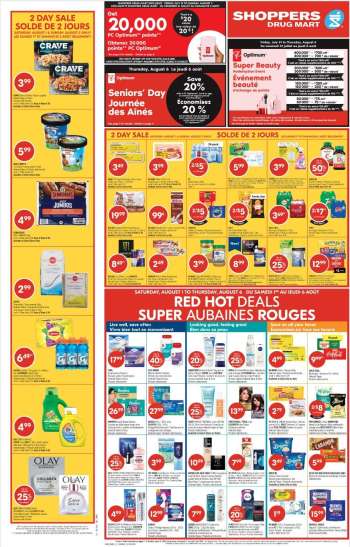 Circulaire Shoppers Drug Mart - 01 Août 2026 - 06 Août 2026.