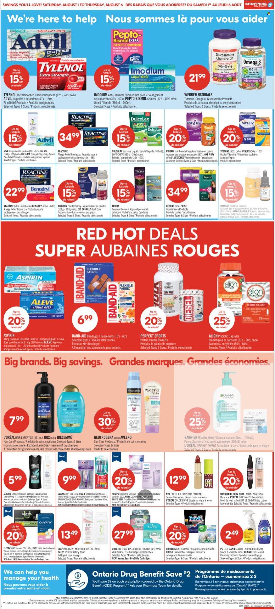 Circulaire Shoppers Drug Mart - 01 Août 2026 - 06 Août 2026. Page 4