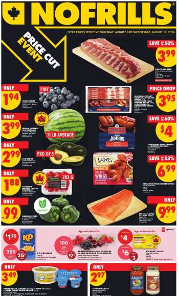 No Frills Flyer - August 06, 2026 - August 12, 2026.