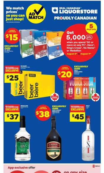 Real Canadian Liquorstore Flyer - August 05, 2026 - August 09, 2026.