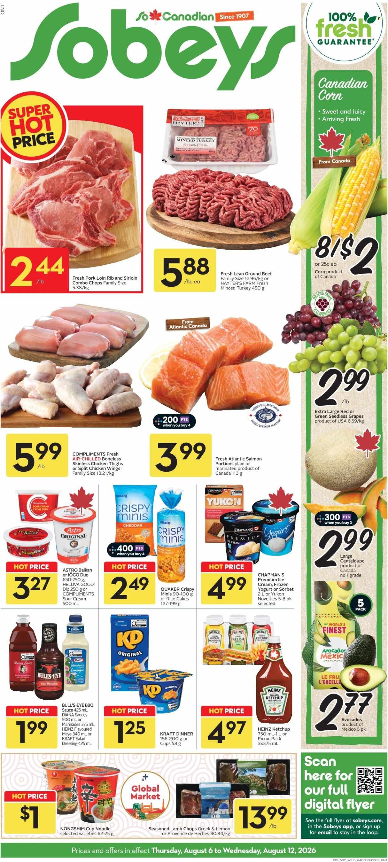 Circulaire Sobeys - 06 Août 2026 - 12 Août 2026. Page 1