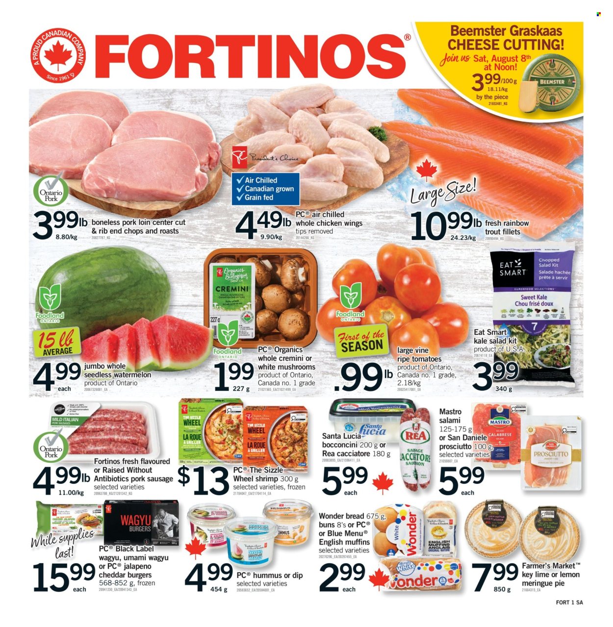 Fortinos flyer - August 06, 2026 - August 12, 2026. Page 1