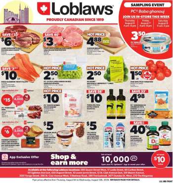Circulaire Loblaws - 06 Août 2026 - 12 Août 2026.