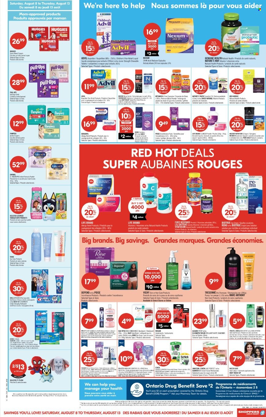 Circulaire Shoppers Drug Mart - 08 Août 2026 - 13 Août 2026. Page 3