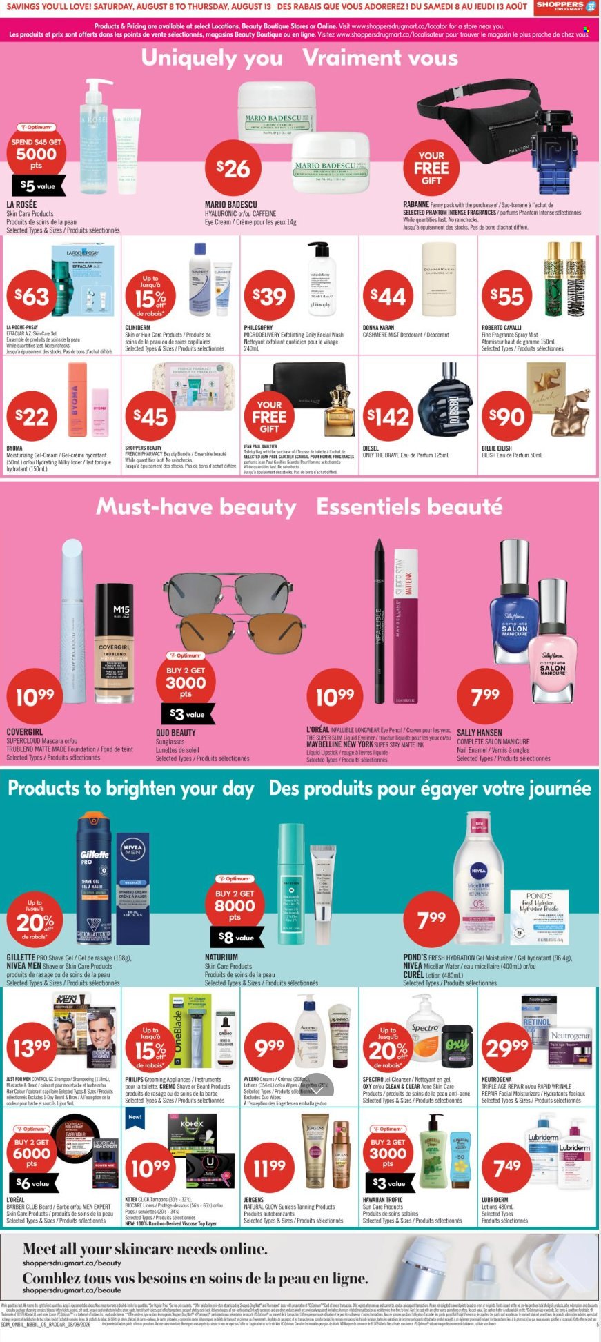 Circulaire Shoppers Drug Mart - 08 Août 2026 - 13 Août 2026. Page 10