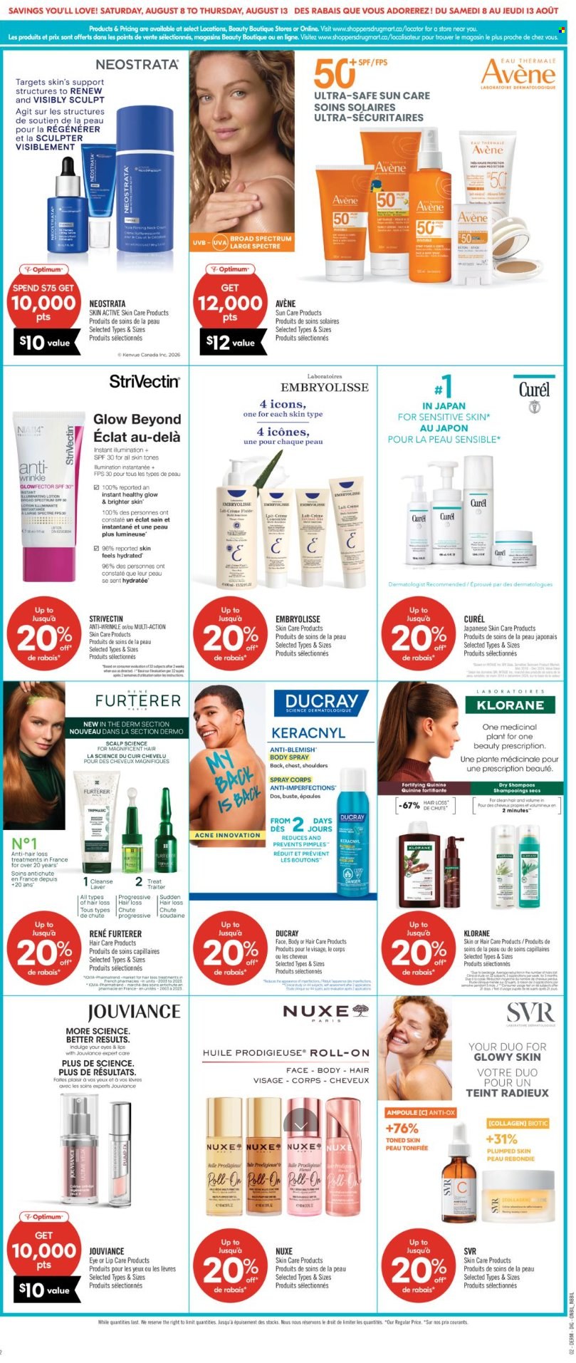 Circulaire Shoppers Drug Mart - 08 Août 2026 - 13 Août 2026. Page 14