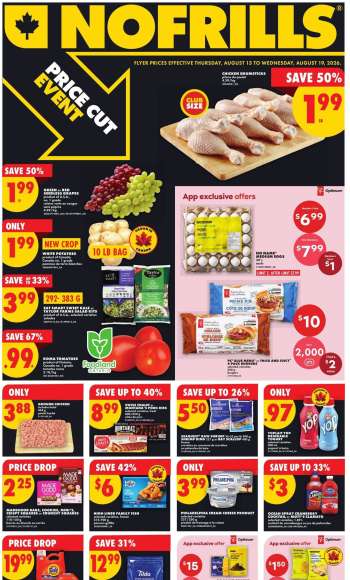 No Frills Flyer - August 13, 2026 - August 19, 2026.